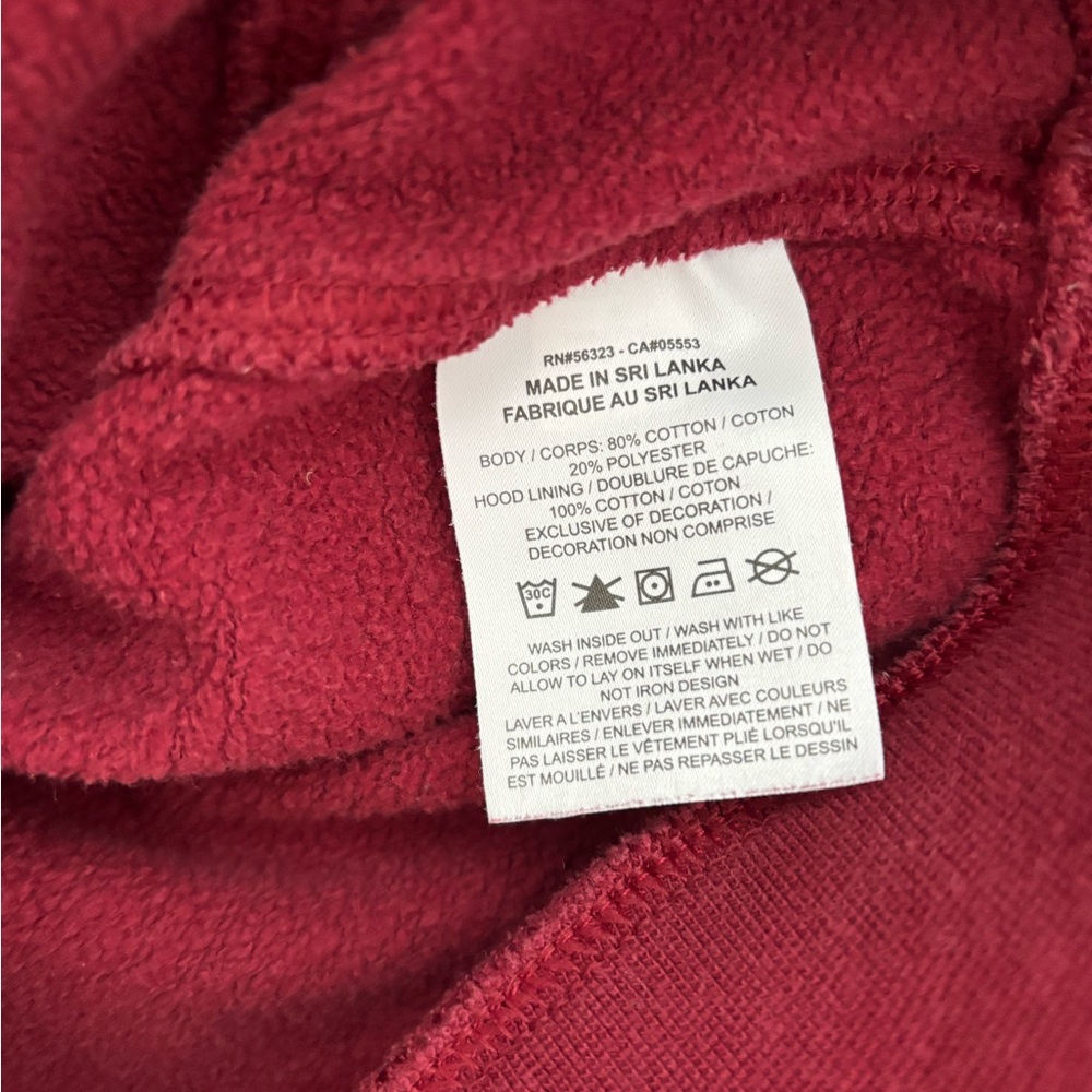 Nike Men's Maroon Hoodie - Picture 2 of 3